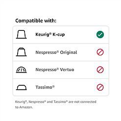 AmazonFresh 80 Ct. K-Cups, Decaf Colombia Medium Roast, Keurig K-Cup Brewer Compatible