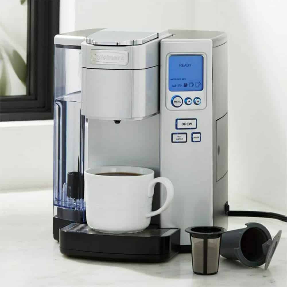 Cuisinart SS-10P1 Coffee Maker, Single Serve 72-Ounce Reservoir Coffee Machine, Stainless Steel, Silver