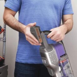 BLACK+DECKER BSV2020P Powerseries Extreme Cordless Stick Vacuum Cleaner for Pets, Purple