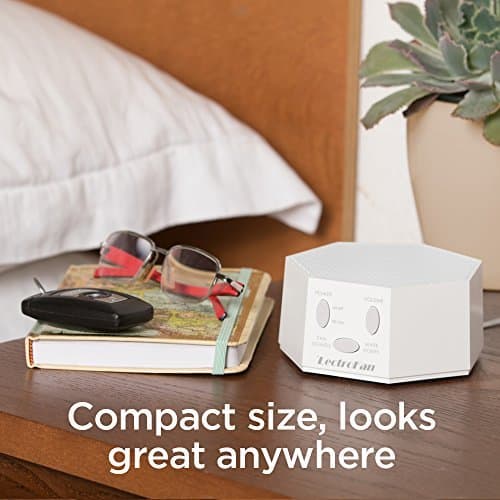 LectroFan High Fidelity White Noise Machine with 20 Unique Non - Looping Fan and White Noise Sounds and Sleep Timer