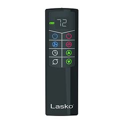 Lasko Oscillating All Season Tower Fan and Space Heater in One for Home with Adjustable Thermostat,1500W, Gray
