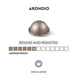 Nespresso Capsules Vertuo, Arondio Gran Lungo Americano, Medium Roast Coffee, 30 Count Coffee Pods, Brews 5.0oz
