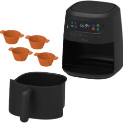 CRUX x Marshmello 3.0 QT Digital Air Fryer with TurboCrisp Technology, Black