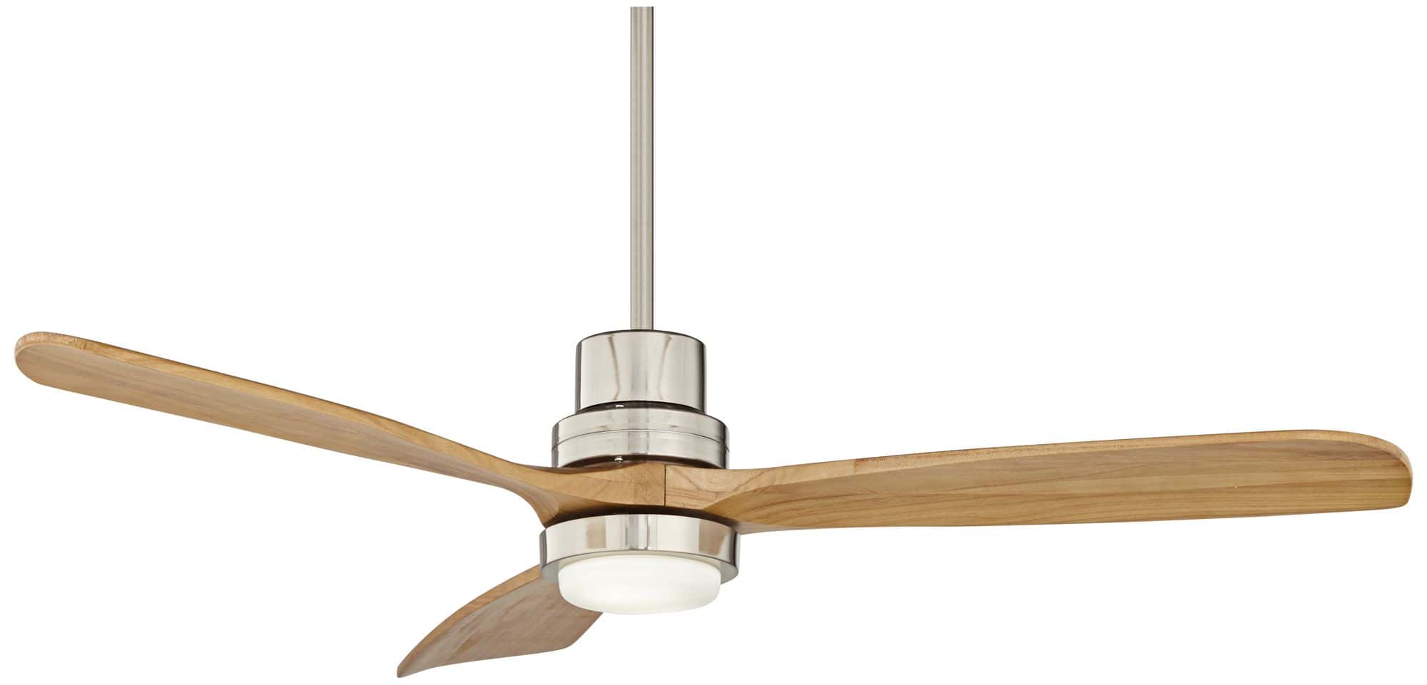 Casa Vieja 52" Casa Delta DC Brushed Nickel CCT LED Ceiling Fan with Remote