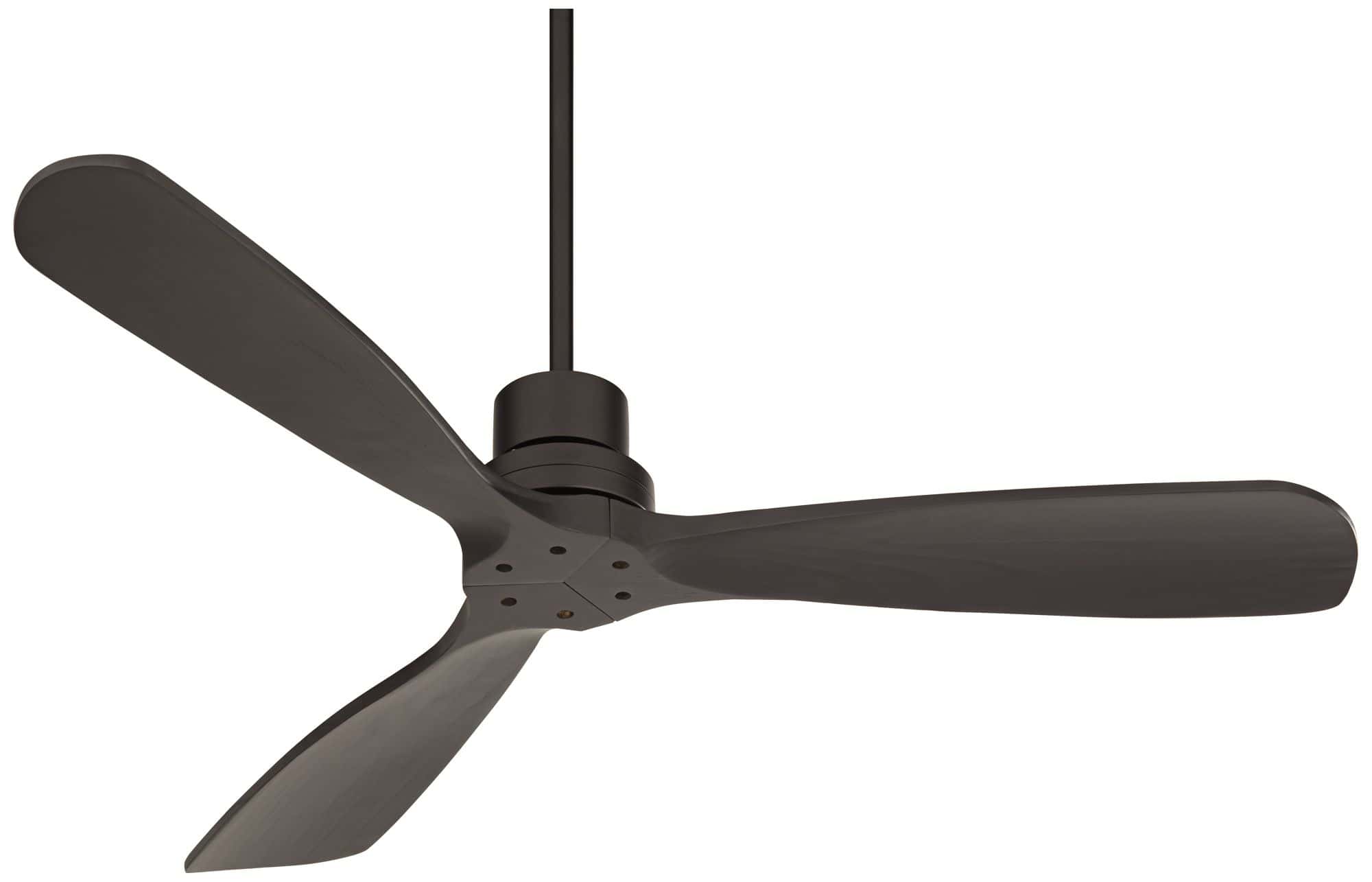 Casa Vieja 52" Casa Delta DC Matte Black Outdoor Ceiling Fan with Remote