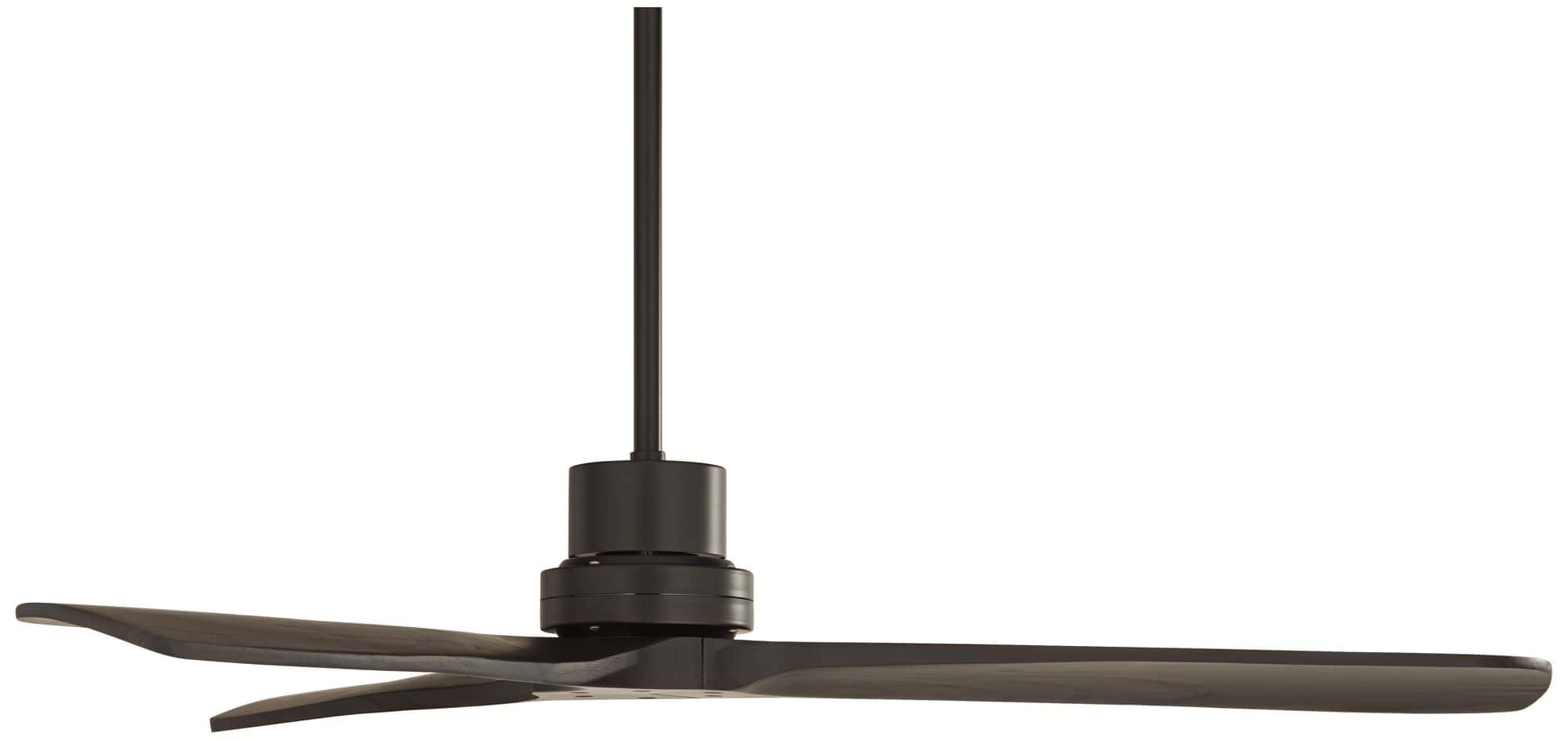 Casa Vieja 52" Casa Delta DC Matte Black Outdoor Ceiling Fan with Remote