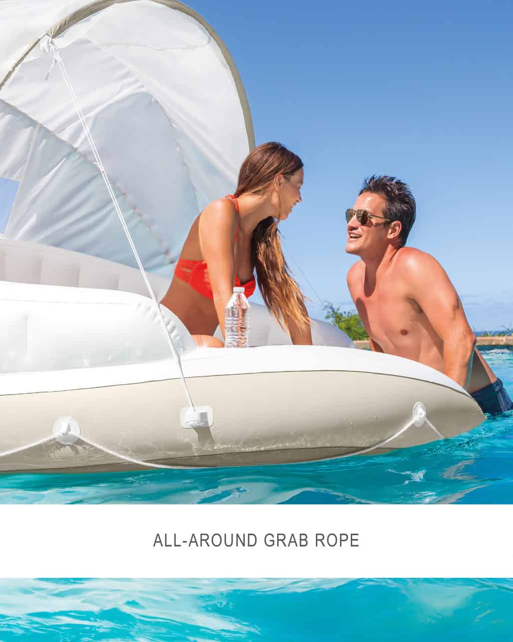 INTEX 58292EP Canopy Island Inflatable Pool Float