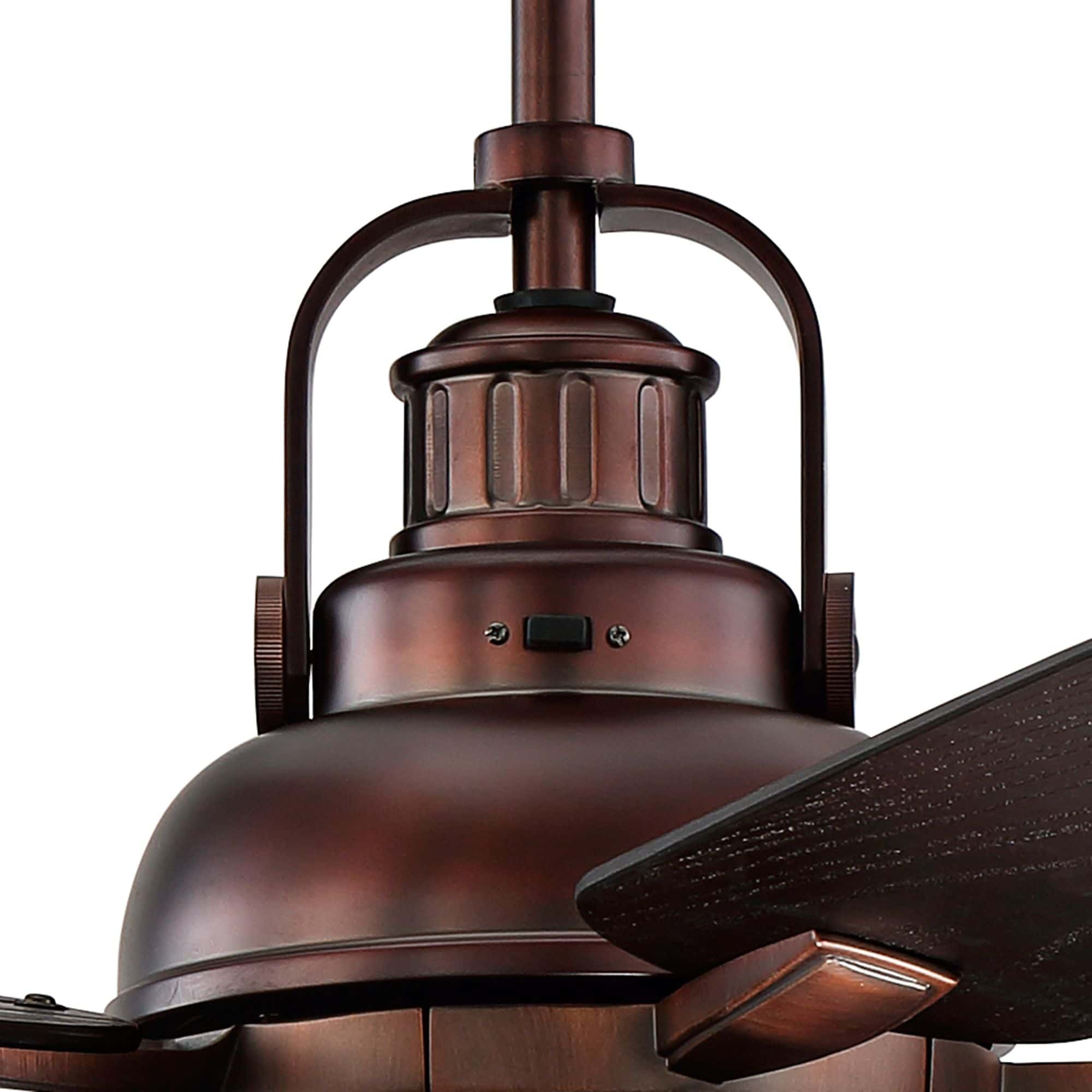Casa Vieja 60" Wind and Sea Bronze Finish LED Outdoor Ceiling Fan with Remote