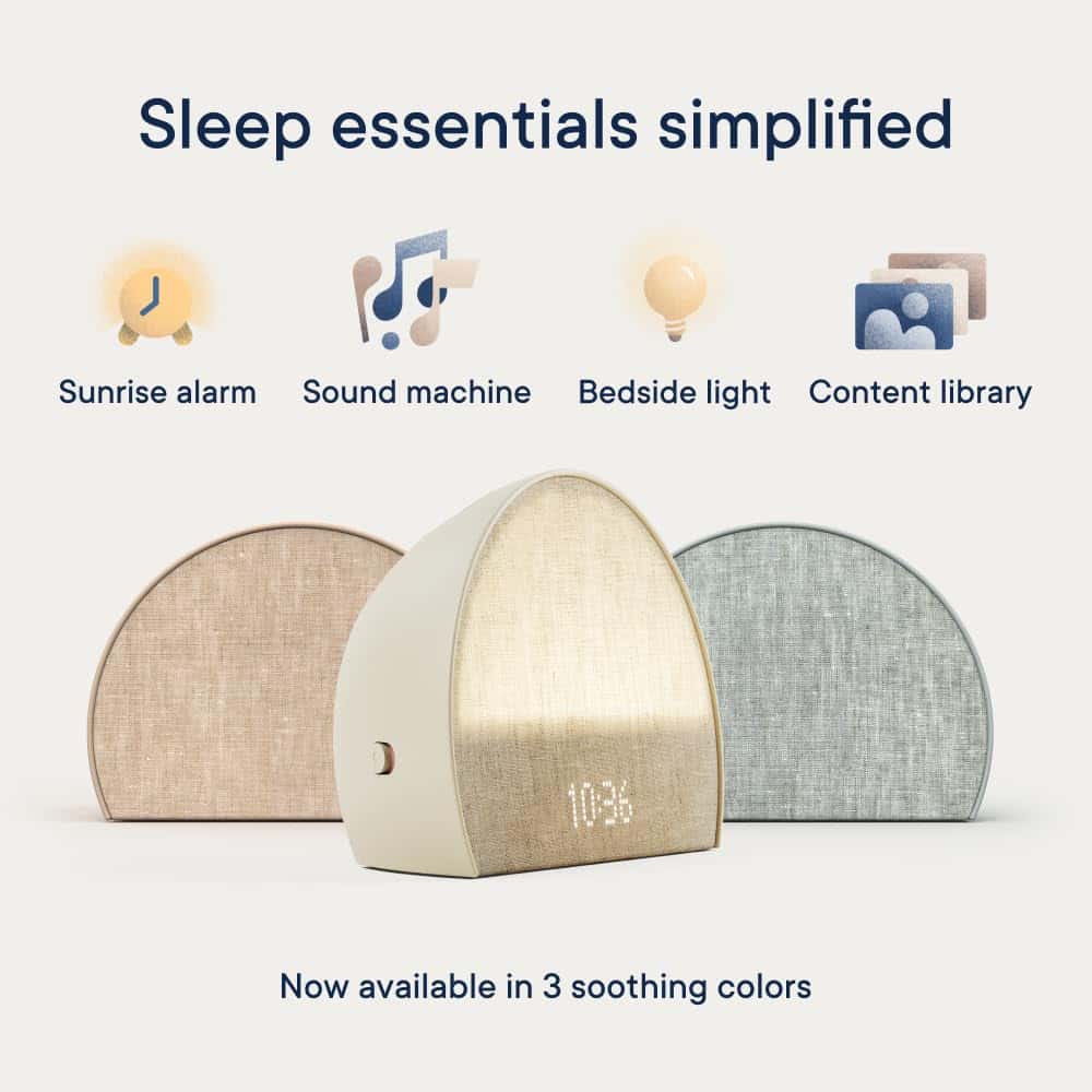 Hatch Baby Smart Sleep Clock, Dimmable Clock, Putty