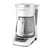 BLACK+DECKER CM1160W 12-Cup Digital Coffee Maker, Programmable, Washable Basket Filter, White