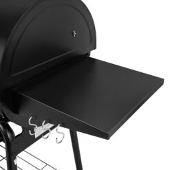 Royal Gourmet CC1830SC Charcoal Grill Offset Smoker with Cover, 811 Square Inches, Black