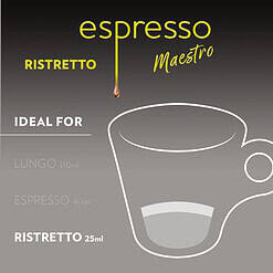Lavazza Espresso Ristretto Dark Roast Arabica & Robusta Aluminum Capsules Compatible with Nespresso Original Machines (Pack of 60)