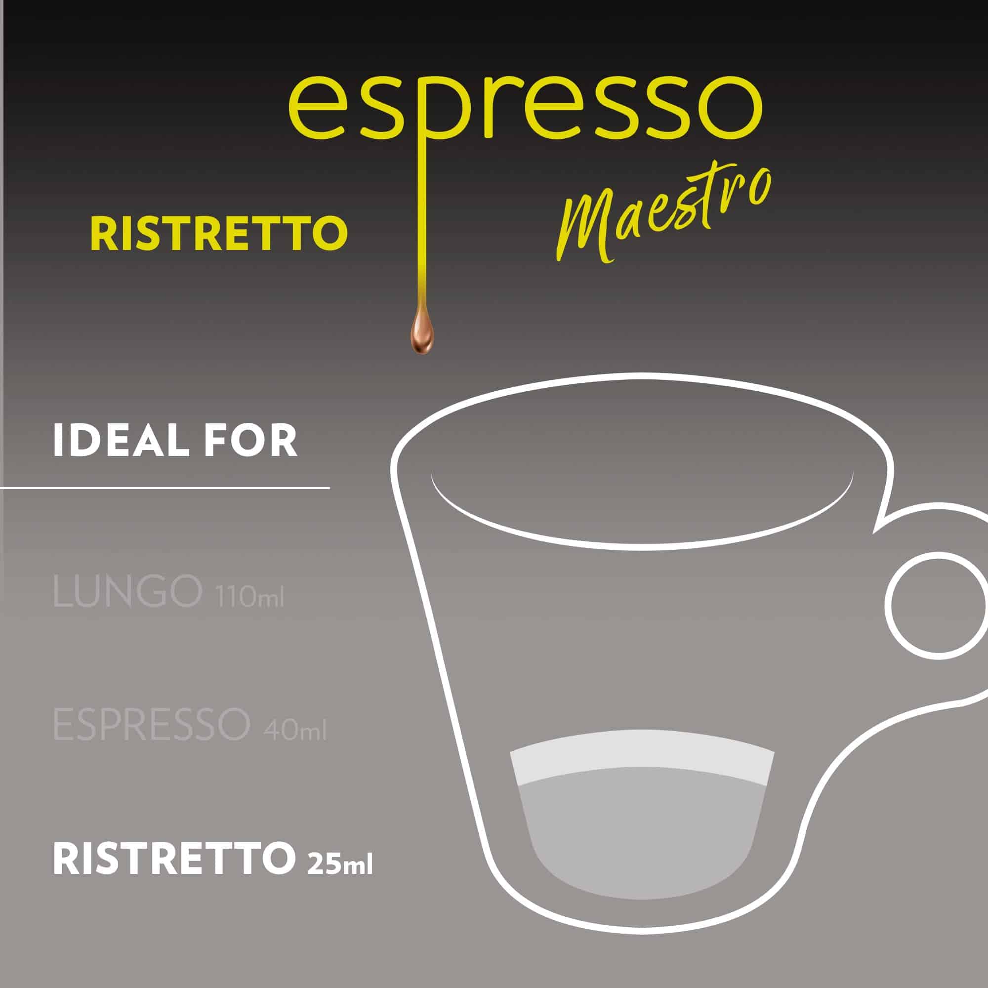 Lavazza Espresso Ristretto Dark Roast Arabica & Robusta Aluminum Capsules Compatible with Nespresso Original Machines (Pack of 60)