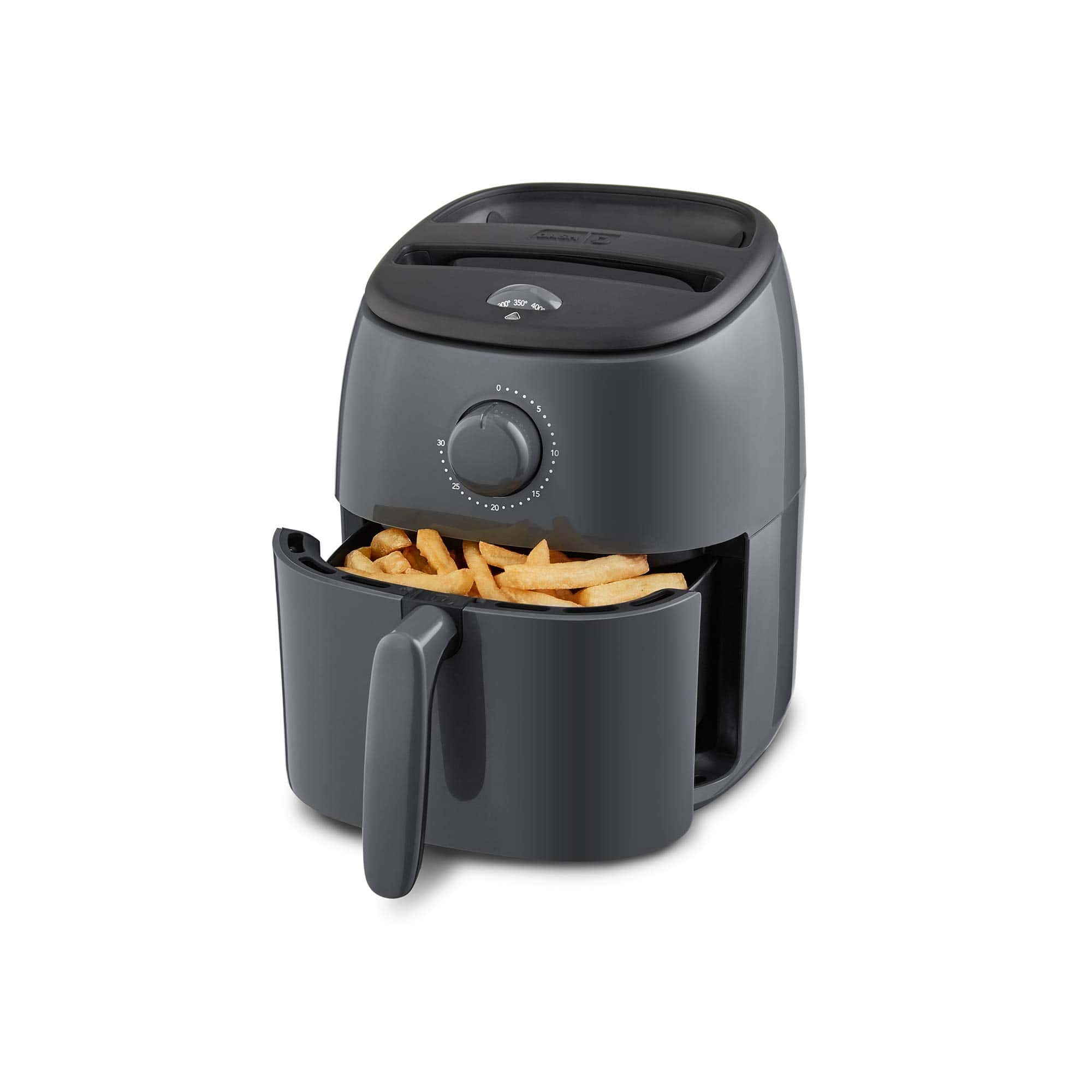 DASH Tasti-Crisp Electric Air Fryer Oven, 2.6 Qt., Grey, 1000-Watt