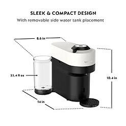 Nespresso Vertuo POP+ Coffee Maker by Breville, White