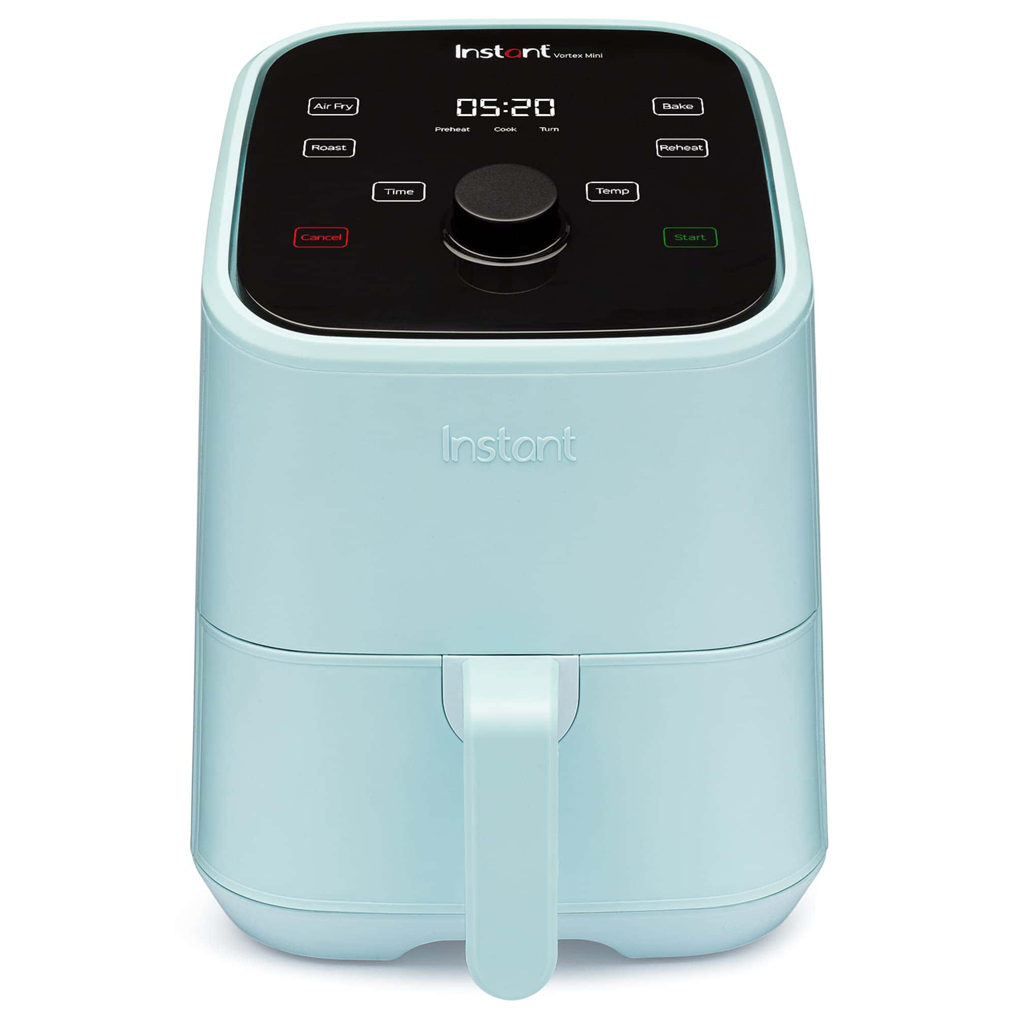 Instant Vortex 2QT Mini Air Fryer, Small Air fryer that Crisps, Reheats, Bakes, Roasts, Aqua