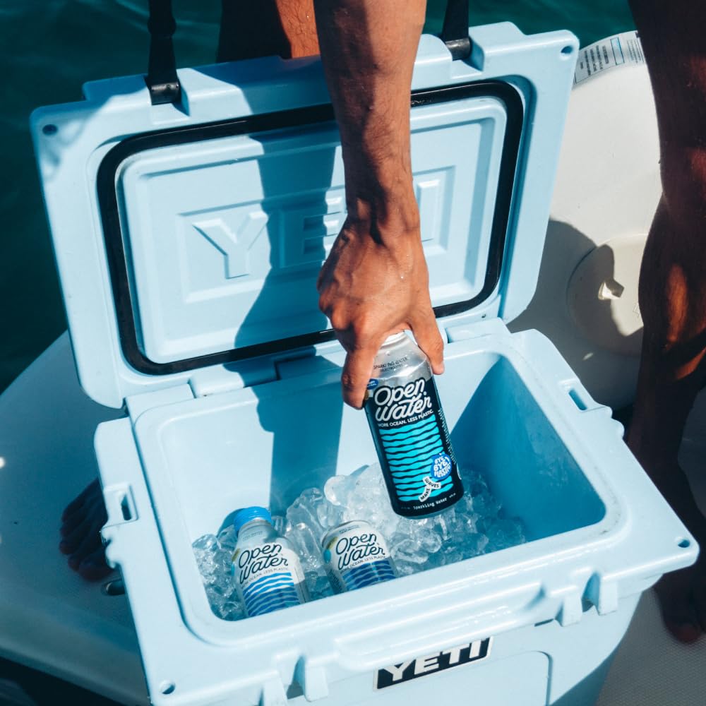 Open Water Sparkling Bottled Water with Electrolytes in 16-oz Aluminum Bottles (6 Cases, 72 bottles - Sparkling) | BPA-free and Eco friendly - Image 2