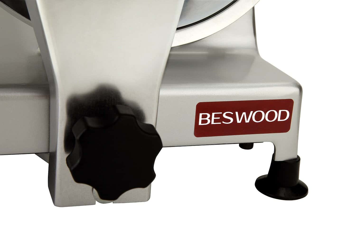 BESWOOD 10" Premium Chromium-plated Steel Blade Electric Deli Meat Cheese Food Slicer Commercial