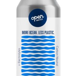 Open Water Still Bottled Water with Electrolytes in 16-oz Aluminum Bottles (6 Cases, 72 bottles - Still) | BPA-free and Eco friendly
