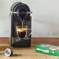 Cafe La Llave Espresso Capsules, 80-Count Aluminum Recyclable Pods, Intensity 11, Compatible with Original Nespresso Machines