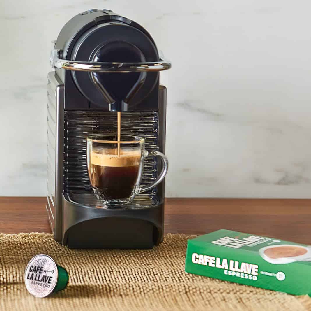 Cafe La Llave Espresso Capsules, 80-Count Aluminum Recyclable Pods, Intensity 11, Compatible with Original Nespresso Machines
