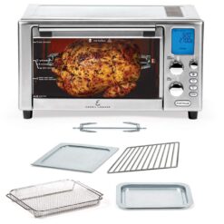 Emeril Lagasse Everyday 360 Stainless Steel Air Fryer, 360° Quick Cook Technology