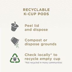 Peet's Coffee, Dark Roast K-Cup Pods for Keurig Brewers - Organic Alma de la Tierra, USDA Organic 60 Count (6 Boxes of 10 K-Cup Pods)