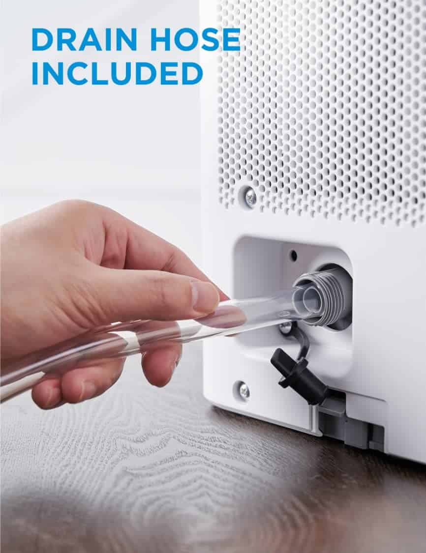 Midea Cube 20 Pint Dehumidifier for Basement and Rooms at Home for up to 1500 Sq. Ft., Smart Control