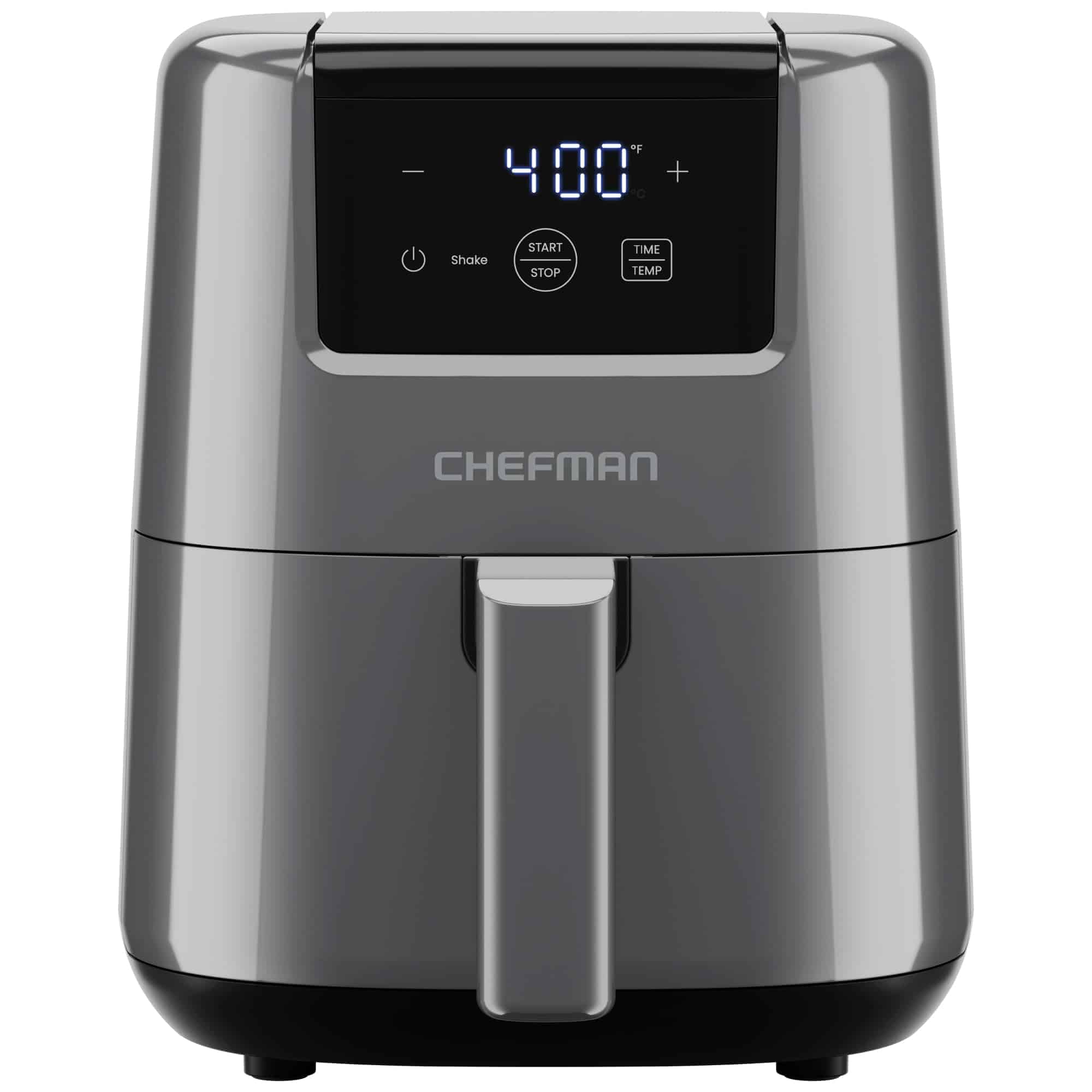 CHEFMAN 2 Qt Mini Air Fryer – Digital Space-Saving Compact Air Fryer, Grey