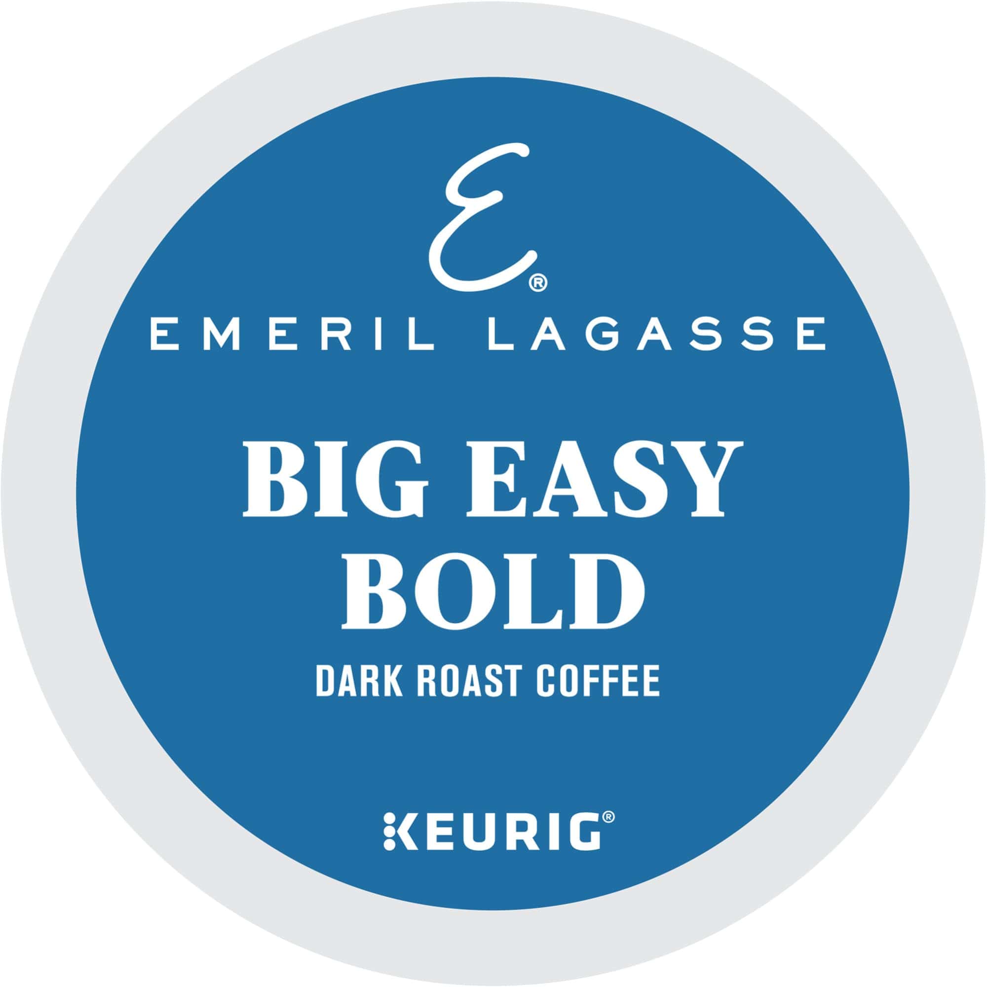 Emeril Big Easy Bold Single-Serve Keurig K-Cup Pods, Dark Roast Coffee Pods, 48 Count