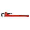 RIDGID 31035 Heavy-Duty Straight Pipe Wrench, 36" Sturdy Plumbing Wrench with Self Cleaning Threads and Hook Jaws, Red