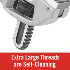 RIDGID 31125 Model 18 Aluminum Offset Pipe Wrench, 18-inch Plumbing Wrench
