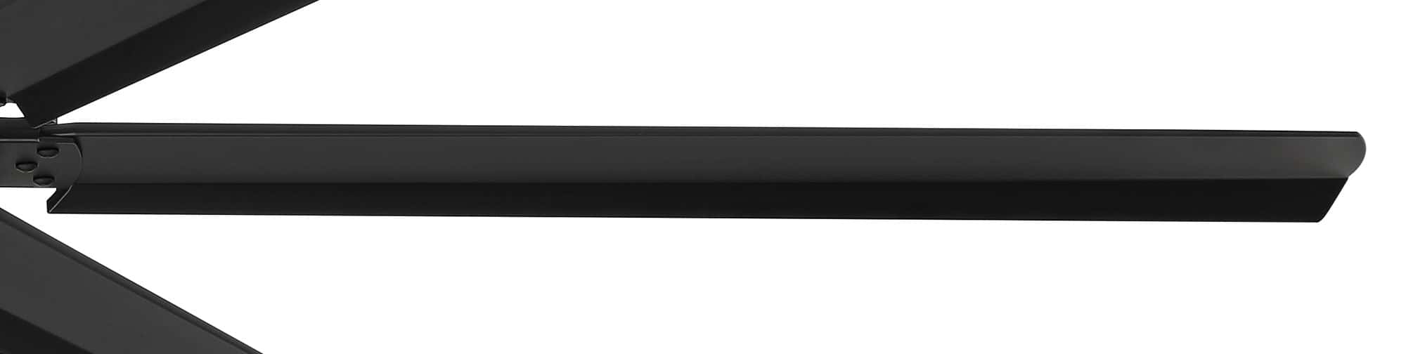 Ultra Breeze Matte Black LED Wet Rated Ceiling Fan 65" with Remote