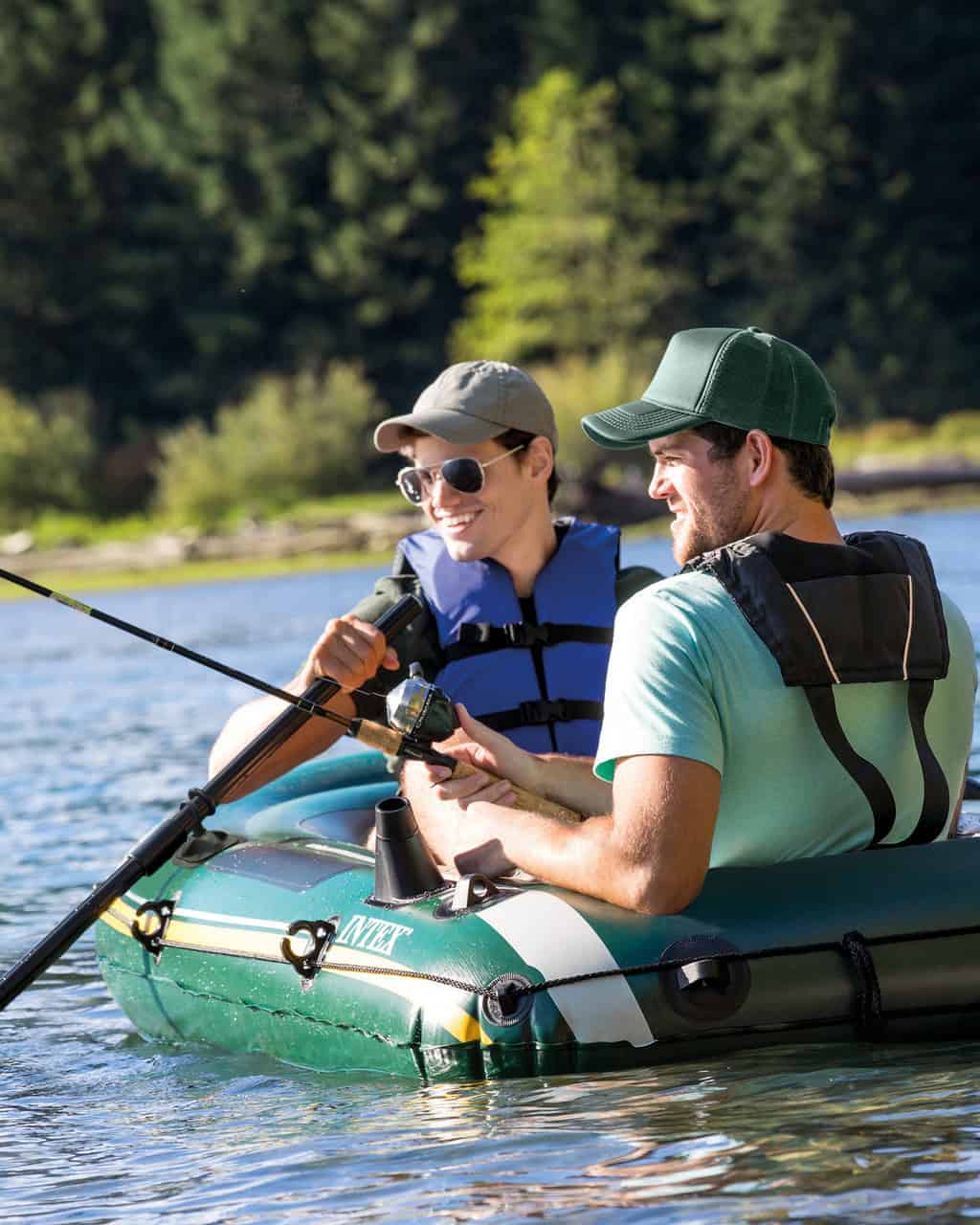 Intex Seahawk 2 Inflatable Boat Set - 2 Person