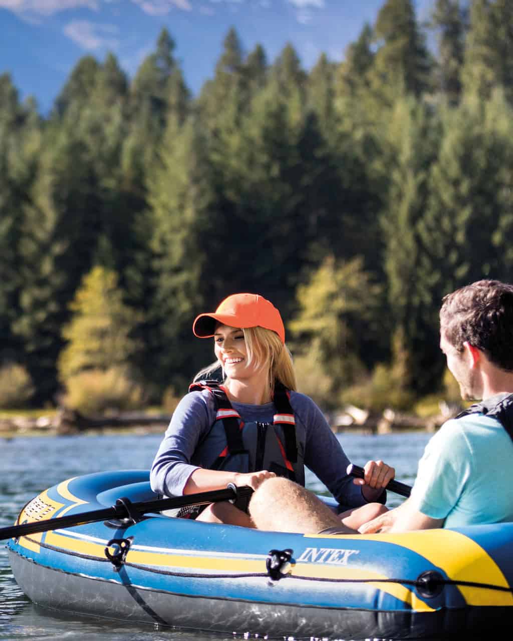 INTEX Challenger 2 Inflatable Boat Set - 2 Person