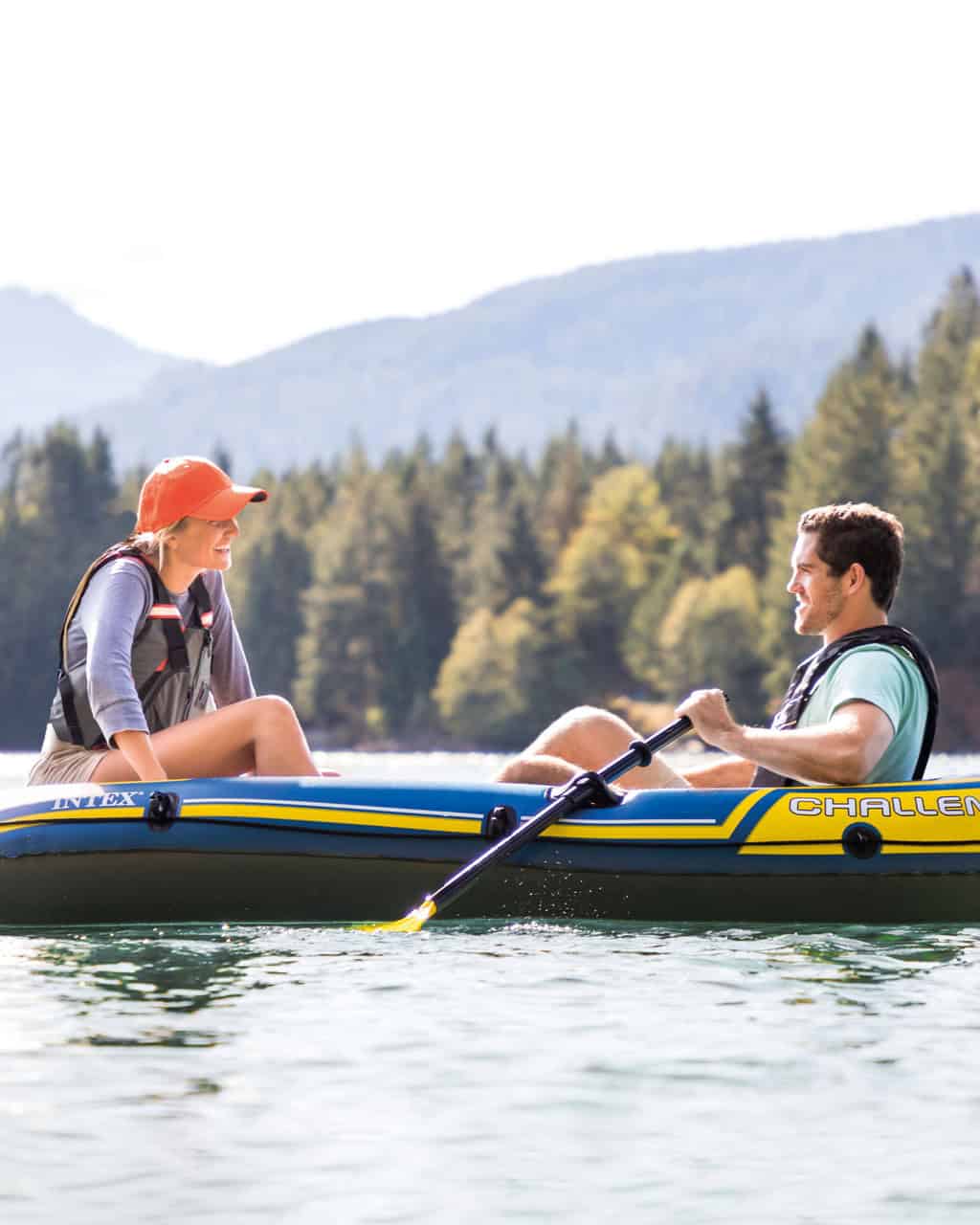 INTEX Challenger 2 Inflatable Boat Set - 2 Person