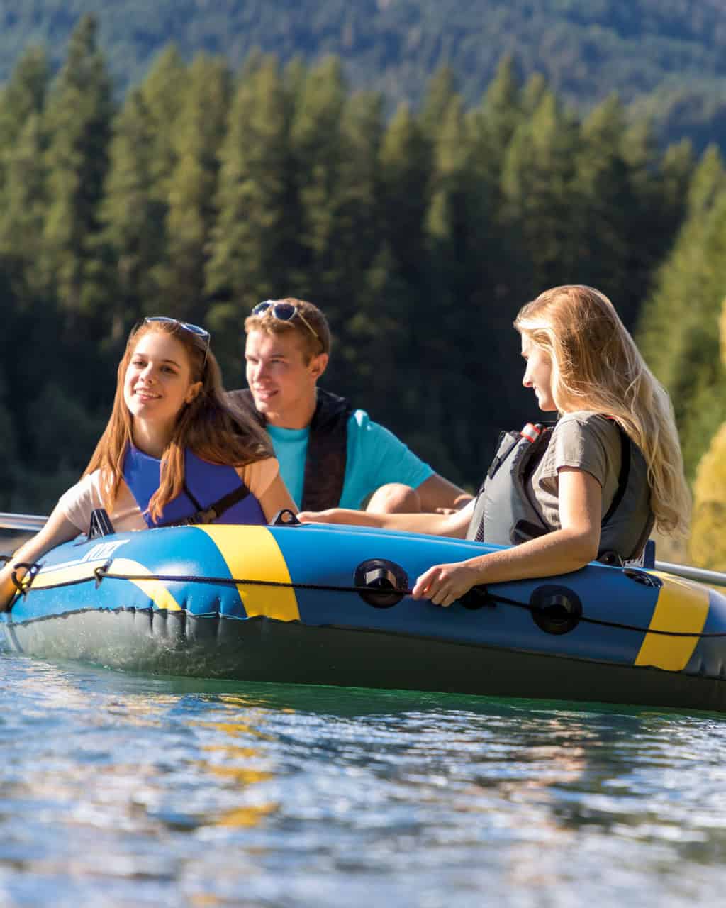 Intex 68370EP Challenger 3 Inflatable Boat Set - 3 Person