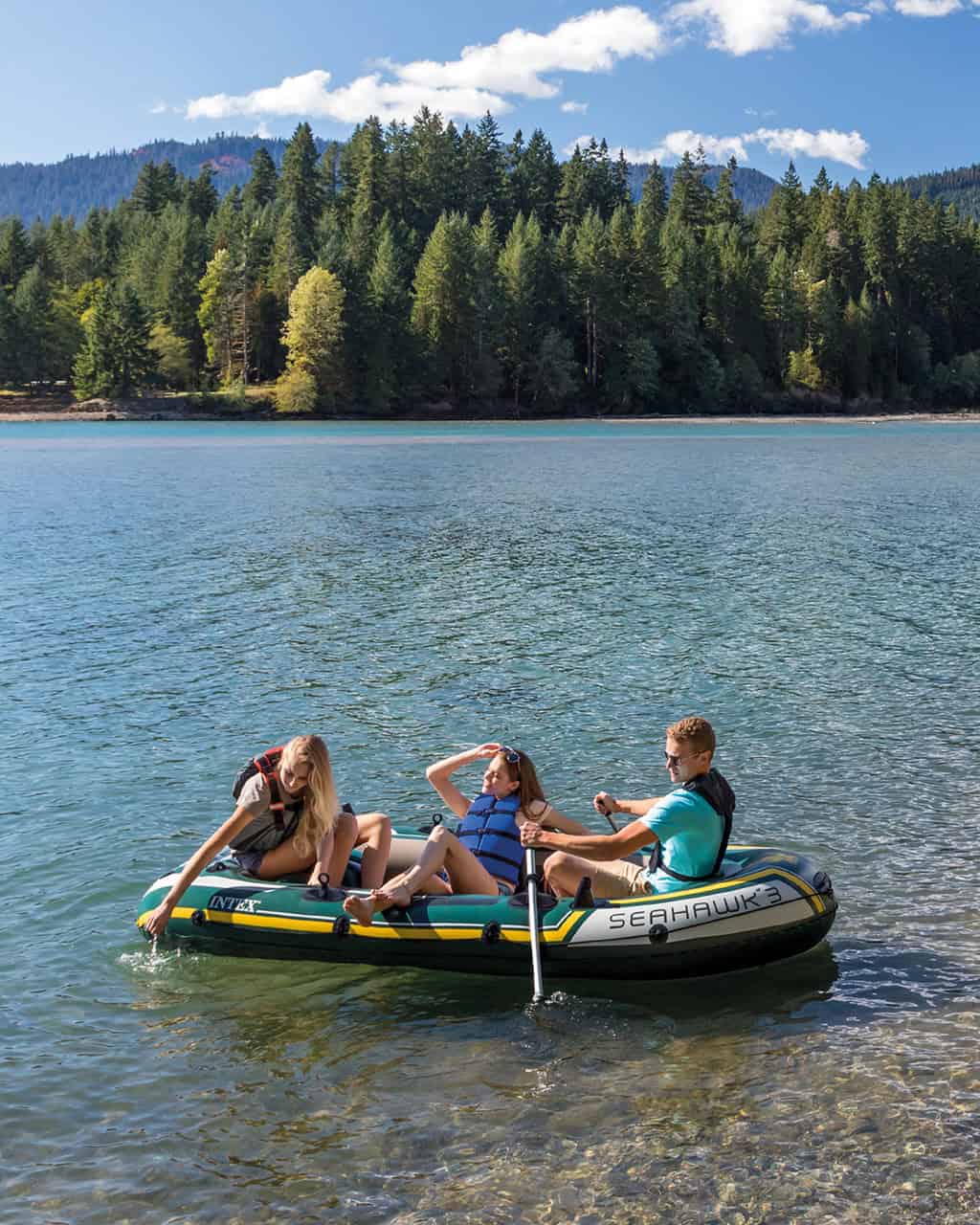 Intex 68380EP Seahawk 3 Inflatable Boat Set - 3 Person