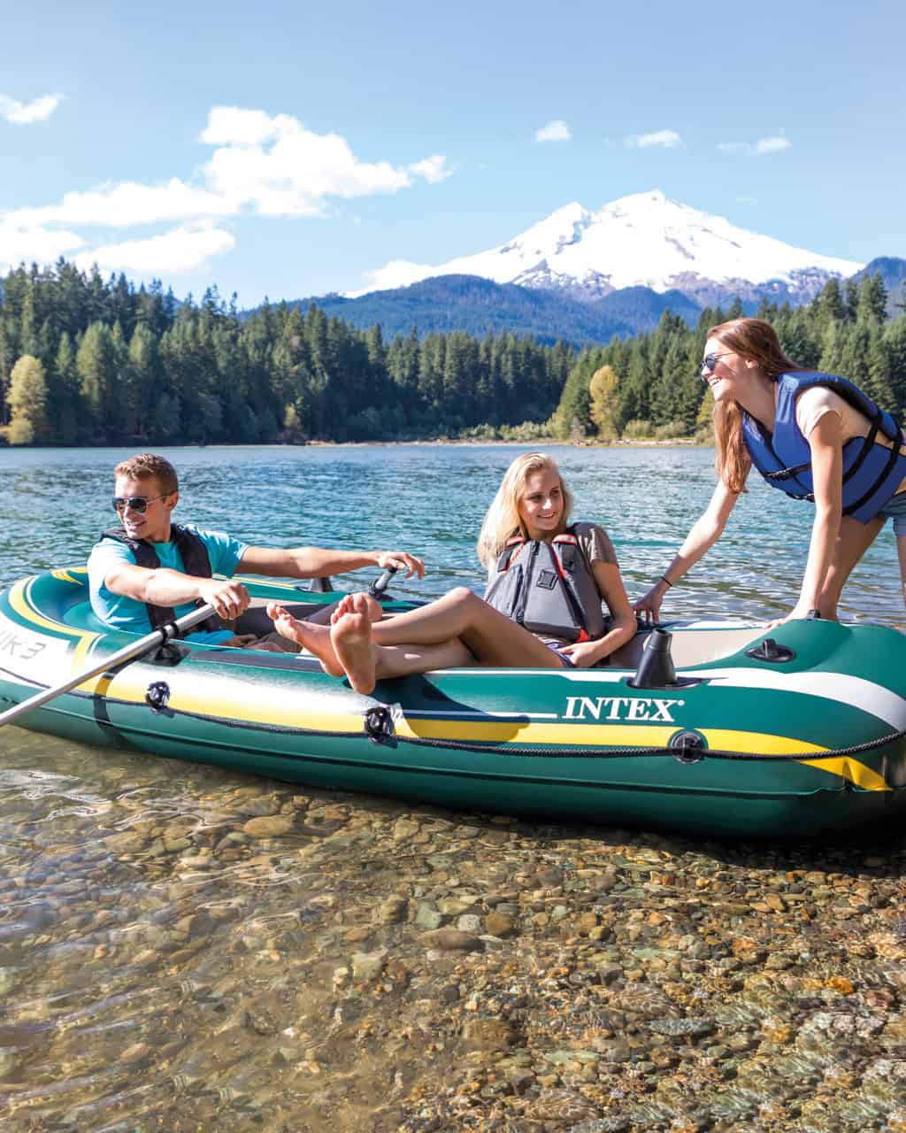 Intex 68380EP Seahawk 3 Inflatable Boat Set - 3 Person