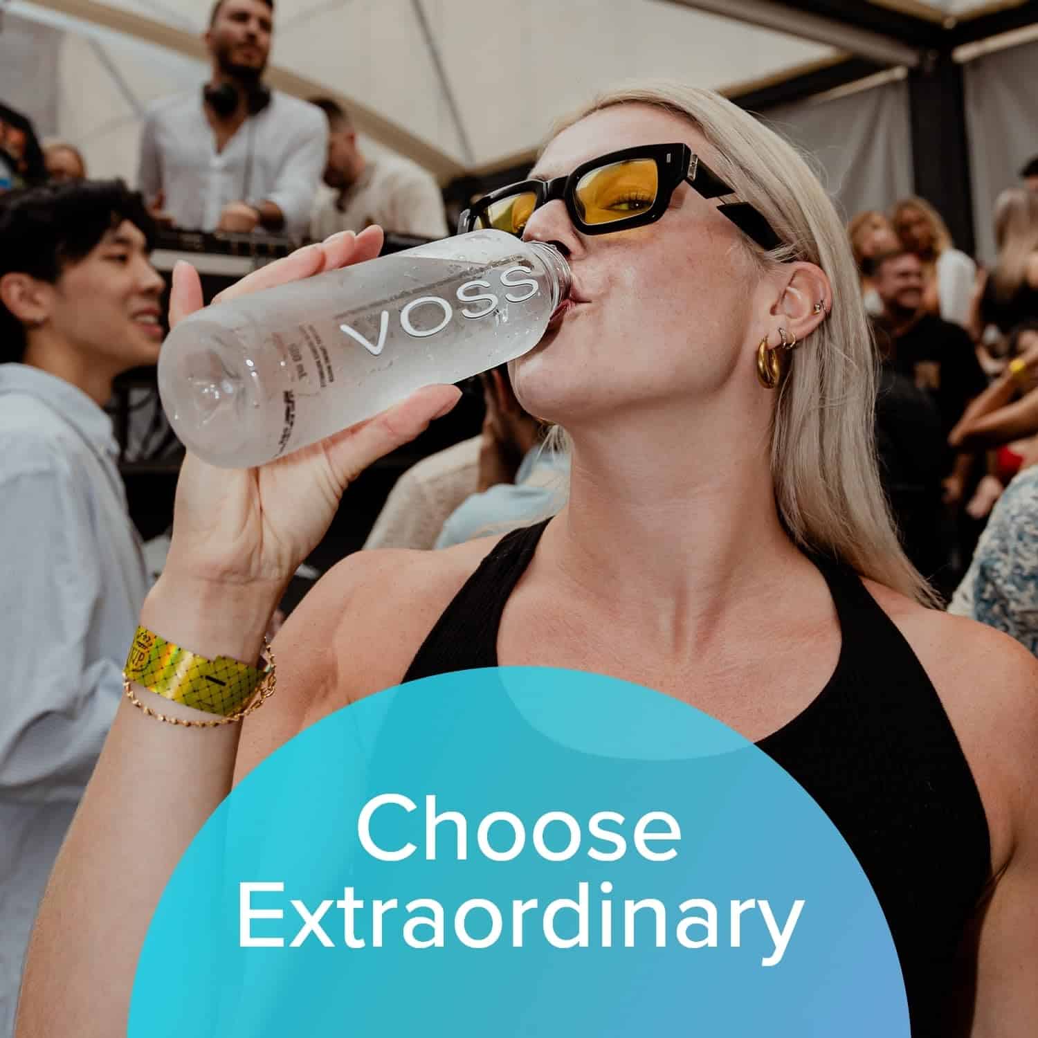 VOSS Premium Still Bottled Natural Water - Pure Drinking Water with Unique & Iconic Bottle Design - 24 Pack
