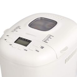 Amazon Basics Bread Maker, 2 Pound Non-Stick Bread Making Machine, White
