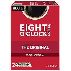 Eight O'Clock Coffee The Original Keurig Single-Serve K-Cup Pods, Medium Roast Coffee, 96 Count (4 Packs of 24)