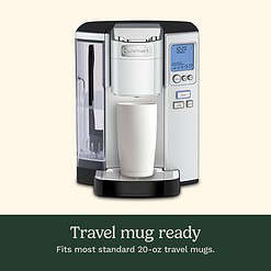 Cuisinart SS-10P1 Coffee Maker, Single Serve 72-Ounce Reservoir Coffee Machine, Stainless Steel, Silver
