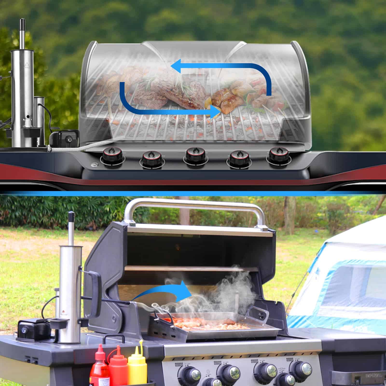 Ueiticsk Outdoor Smoke Generator, Smoke Tube for Pellet Smoker