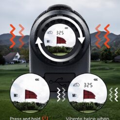 Bestsee Golf Rangefinder with Slope, 7X Magnification, USB-C Rechargeable Rangefinders Magnet Strip