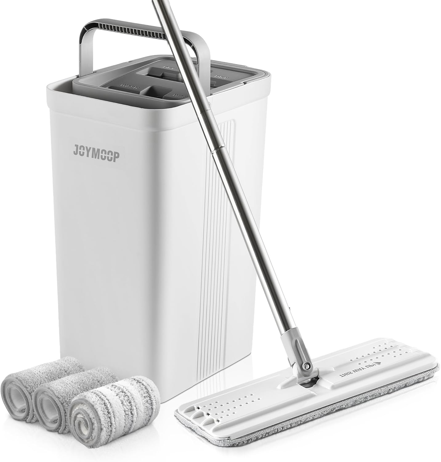 JOYMOOP Mop and Bucket with Wringer Set for Home, Flat Mop and Bucket System - Image 5