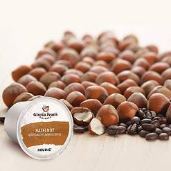 Gloria Jean's Hazelnut Keurig Single-Serve K-Cup Pods, Medium Roast Coffee, 96 Count (4 Packs of 24)