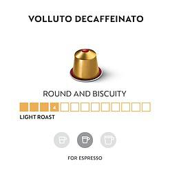 Nespresso Capsules OriginalLine, Volluto Decaffeinato Mild Roast Coffee, 50 Count Coffee Pods, Brews 1.35 Ounce