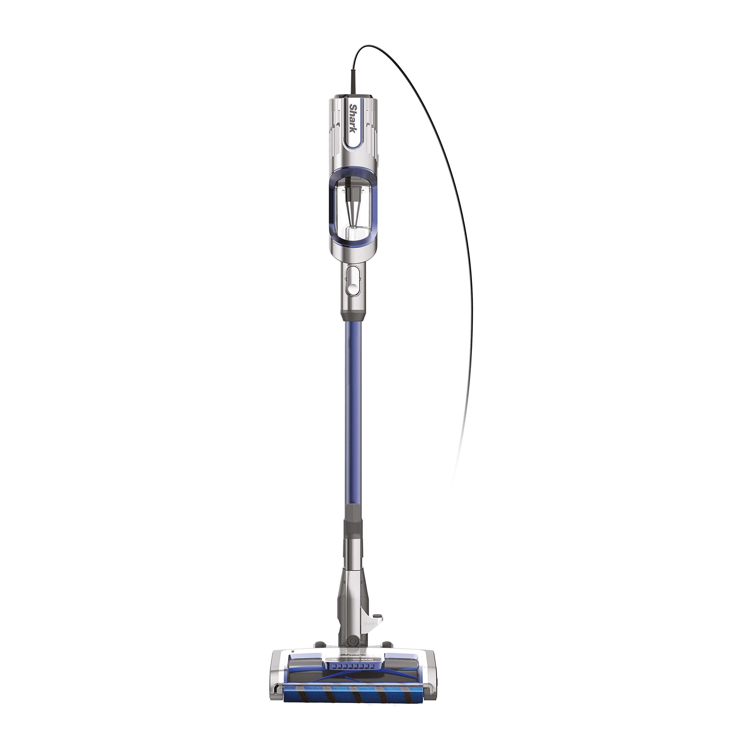 Shark HZ2002 Vertex Ultralight Corded Stick DuoClean PowerFins & Self-Cleaning Brushroll, Cobalt Blue