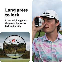 Gogogo Sport Vpro Laser Rangefinder for Golf & Hunting Range Finder 1200 Yard Distance Measuring
